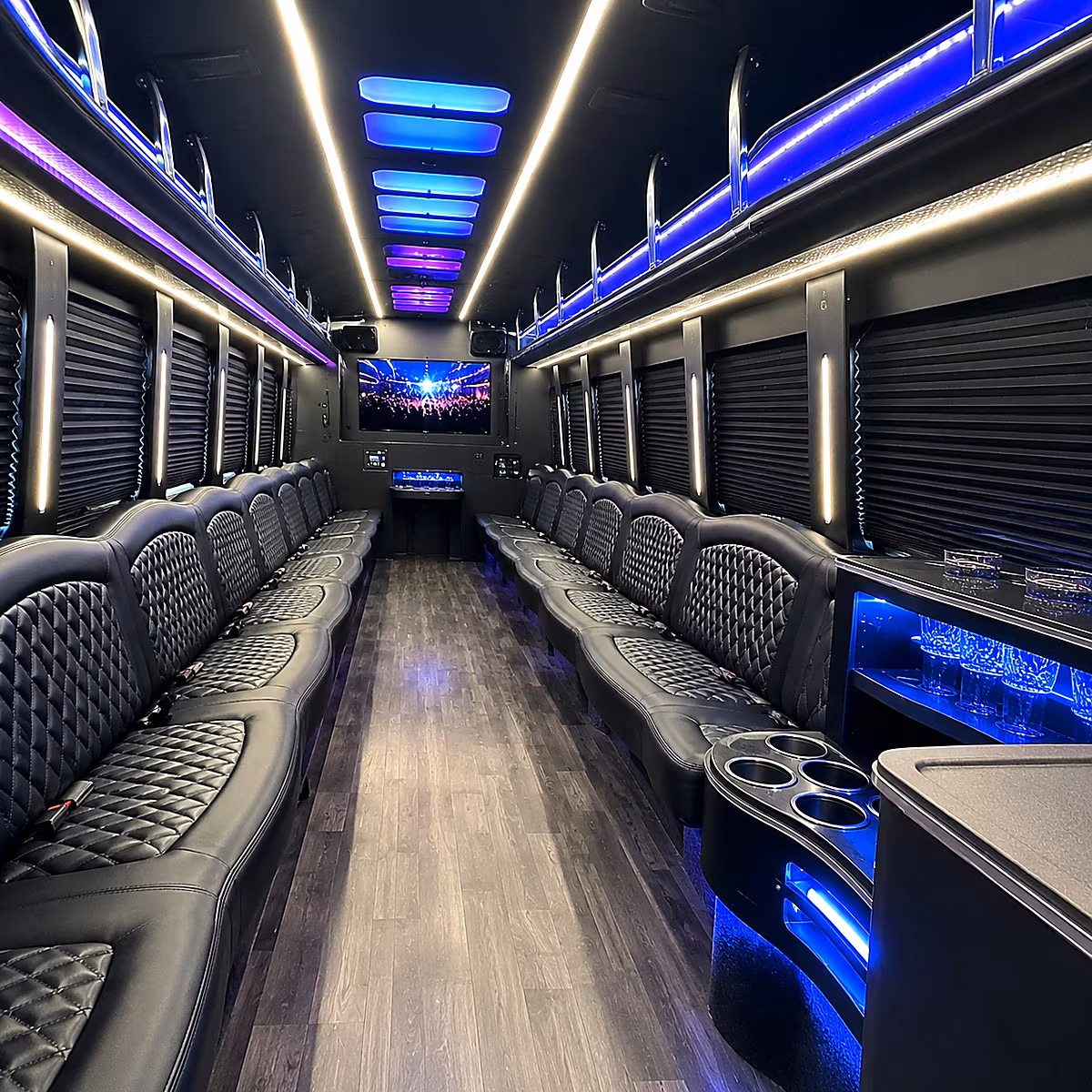 fort myers party bus rentals inside